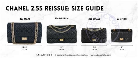 flap bag chanel sizes|chanel bag size chart.